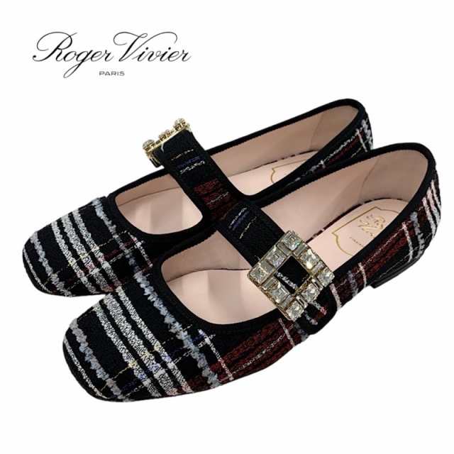 ロジェヴィヴィエ Roger Vivier トレ ヴィヴィエ フラットシューズ 