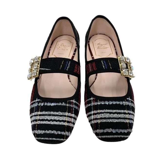 ロジェヴィヴィエ Roger Vivier トレ ヴィヴィエ フラットシューズ