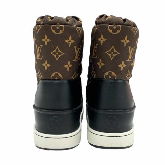 ルイヴィトン LOUIS VUITTON ポーラーライン モノグラム ショートブーツ アンクルブーツ スノーブーツ ナイロン ブラウンの通販はau  PAY マーケット - Tieel | au PAY マーケット－通販サイト