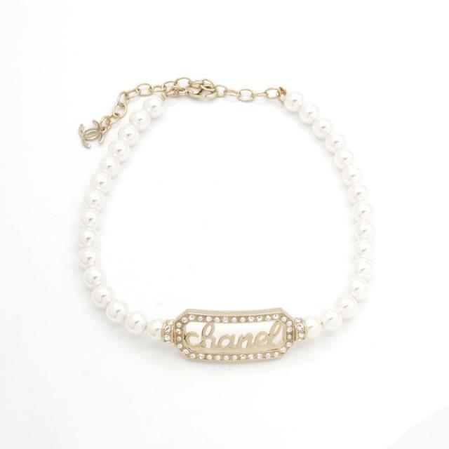 シャネル CHANEL ネックレス チョーカー ゴールド ココマーク ロゴ  