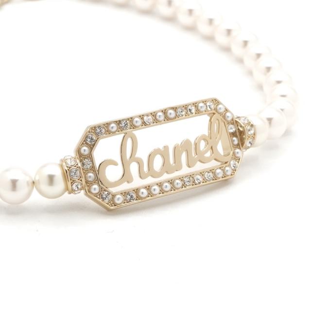 シャネル CHANEL ネックレス チョーカー ゴールド ココマーク ロゴ  