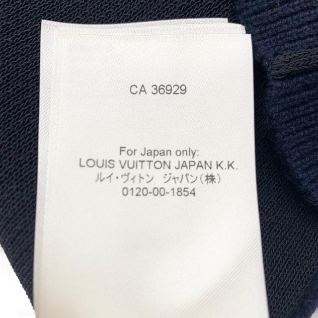 ルイヴィトン LOUIS VUITTON トップス ニット オープンスリーブラウンジウェアプルオーバー モノグラム 長袖 ネイビー_7