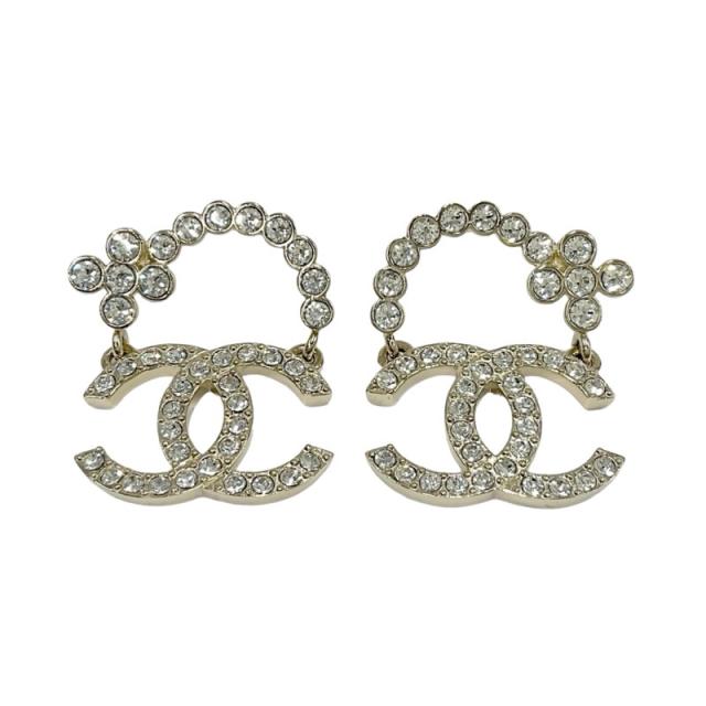 シャネル CHANEL ピアス イヤリング ゴールド ココマーク フラワー