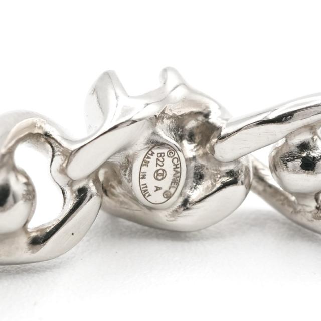 シャネル CHANEL ピアス イヤリング シルバー ココマーク フープ