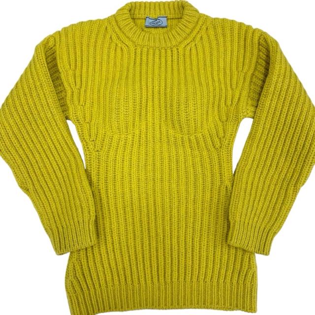 プラダ PRADA トップス ウール イエロー プラダ ニット カップ付き