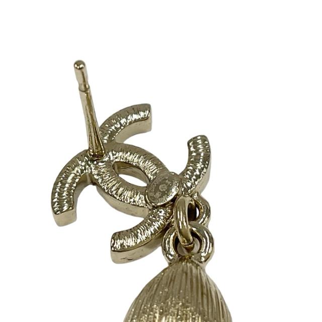 シャネル CHANEL ピアス イヤリング ゴールド ブラック ココ