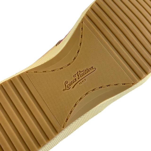 Louis Vuitton デニム/ベージュ スニーカー ルイヴィトン LOUIS VUITTON モノグラム スニーカー 靴 シューズ