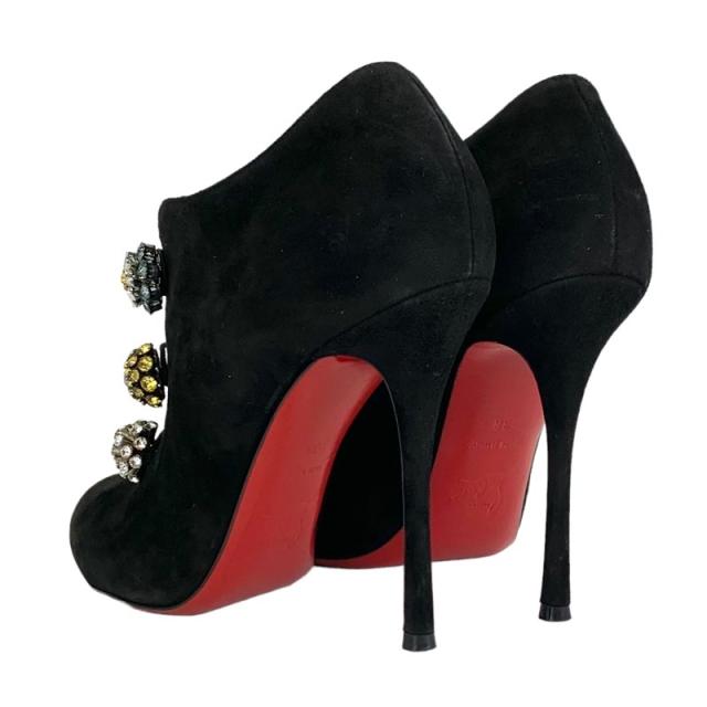 Christian Louboutinルブタン　ショートブーツ　ビジューブーティ Christian Louboutinルブタンショートブーツビジューブーティ