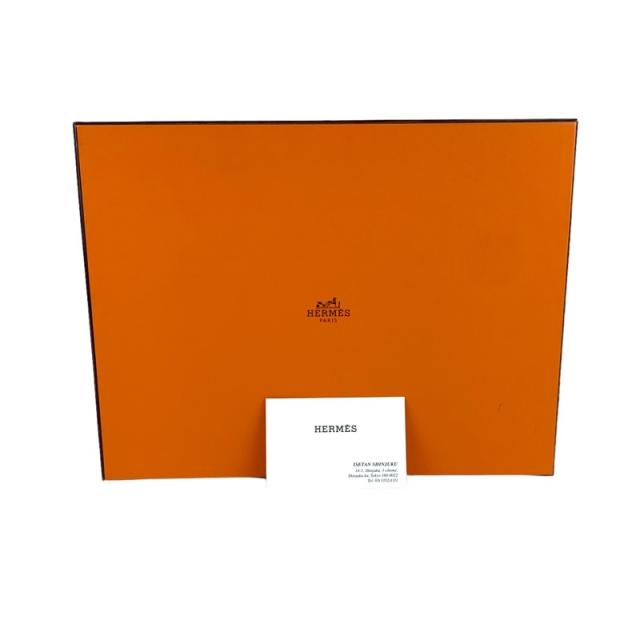 エルメス HERMES イネス サンダル 靴 シューズ レザー スエード グリーン系 ホワイト ブラック 未使用 エスパドリーユ ウェッジソール_8