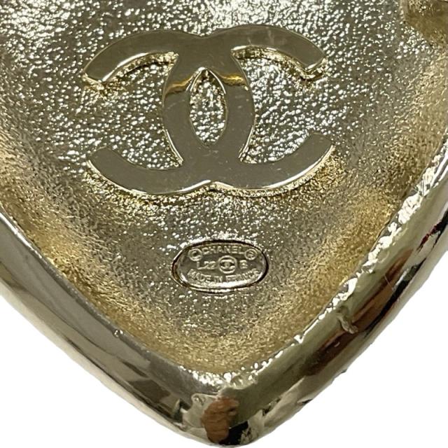 シャネル CHANEL ブローチ コサージュ ゴールド ブラック ホワイト  