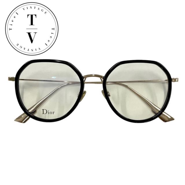 クリスチャンディオール CHRISTIAN DIOR サングラス ゴールド ブラック ロゴ アイウェア
