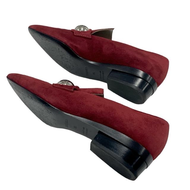 エルメス スタッズ 靴 スエード エルメス HERMES パンプス 靴 シューズ