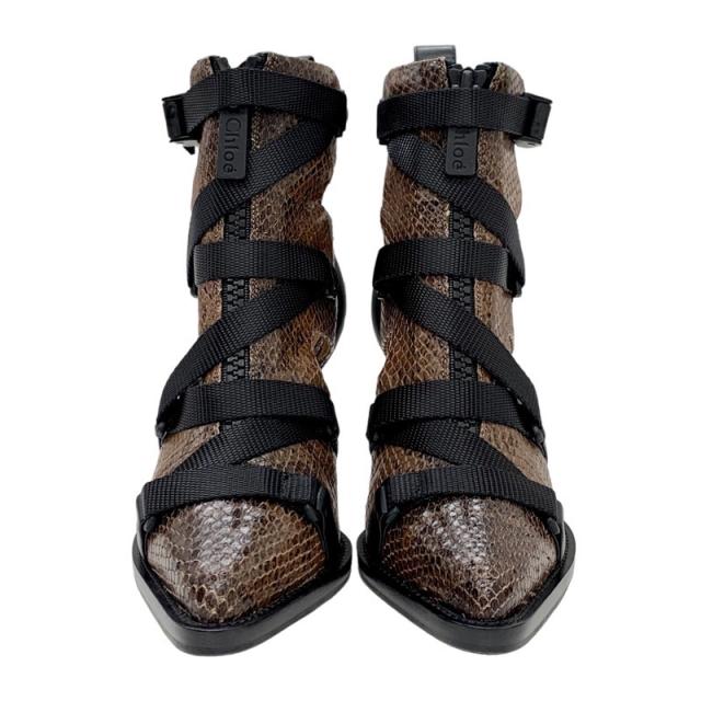 クロエ Chloe ブーツ ショートブーツ 靴 シューズ レザー ラバー