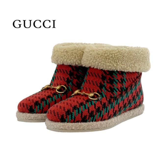 グッチ ムートンブーツ GUCCI ムートンブーツ