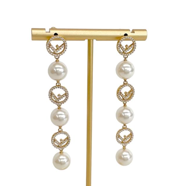 フェンディ FENDI エフイズフェンディ ピアス イヤリング ゴールド