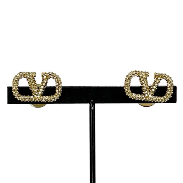 VALENTINO ヴェレンティノ ブラック フープピアス ヴァレンティノ