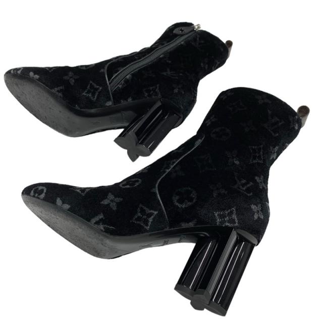 ルイヴィトン LOUIS VUITTON シルエットライン ブーツ ショートブーツ