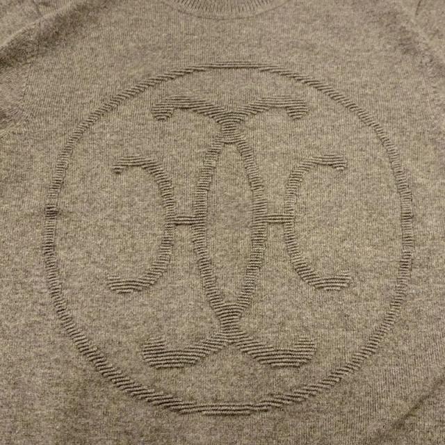 エルメス HERMES トップス カシミヤ ブラウン Hリフト スモールフィットニット_3