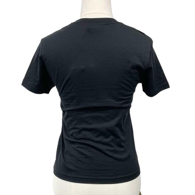 グッチ GUCCI ライトコットンジャージー Tシャツ トップス コットン ブラック 黒 未使用 ロゴ ラインストーン 半袖_2