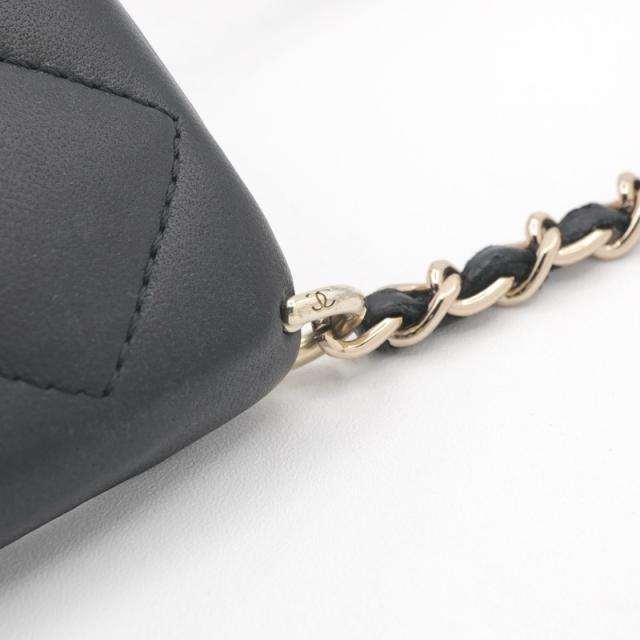 シャネル CHANEL 携帯・スマホアクセサリー ブラック ゴールド ココ