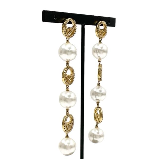 フェンディ FENDI エフイズフェンディ ピアス イヤリング ゴールド