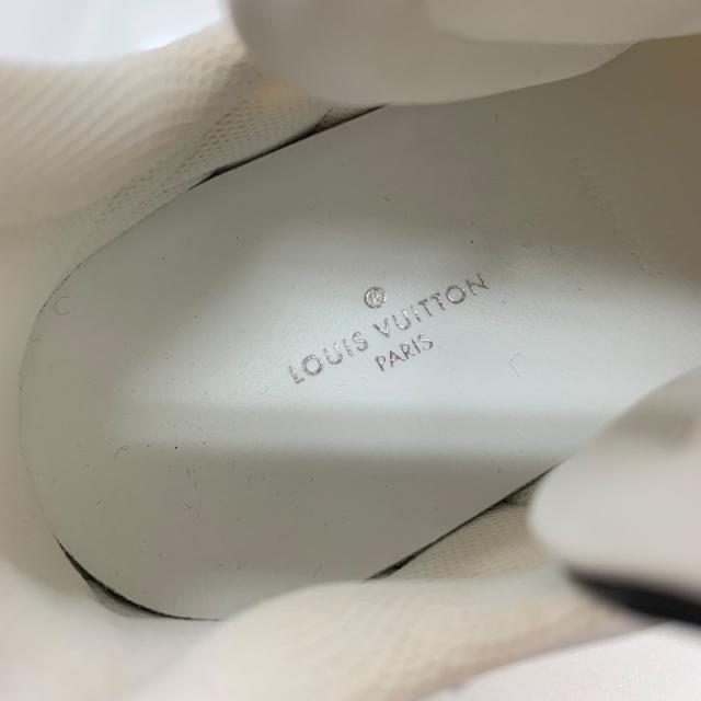 ルイヴィトン LOUIS VUITTON アークライトライン スニーカー 靴 シューズ ファブリック レザー ホワイト 未使用 LVロゴ_6