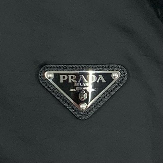 プラダ PRADA アウター リサイクルポリエステル ブラック 黒 トライアングルロゴプレート ブルゾン リバーシブル メンズ_5