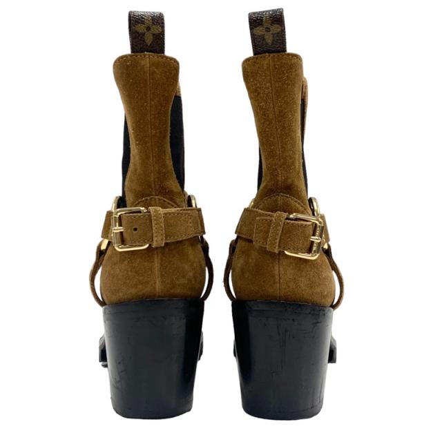 ルイヴィトン LOUIS VUITTON リミットレスライン ブーツ ショート