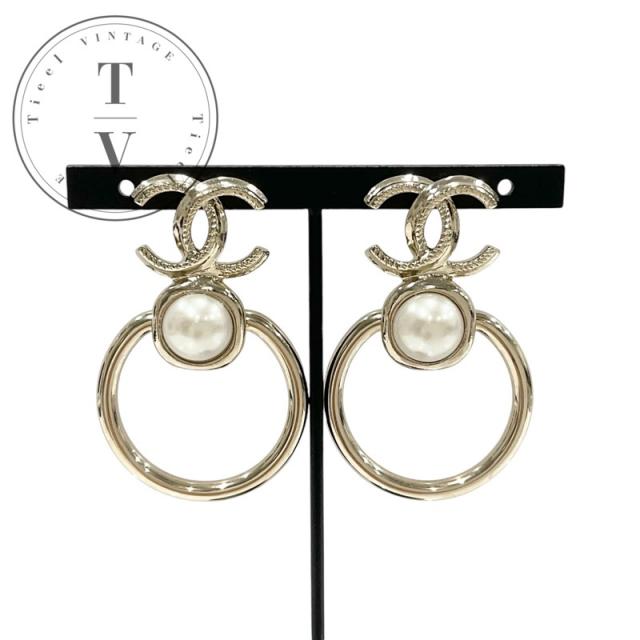 シャネル CHANEL ピアス イヤリング ゴールド ココマークの通販は