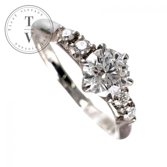 ★DIAMOND SHIRAISHI★ ダイヤリング 婚約指輪 Pt950 Dカラー ファッション ☆DIAMOND SHIRAISHI☆ ダイヤモンド 婚約