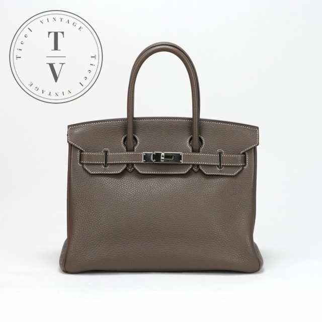 エルメス HERMES バーキン30 バーキン 30 バッグ トートバッグ トリヨンクレマンス エトゥープ グレー シルバー金具の通販は