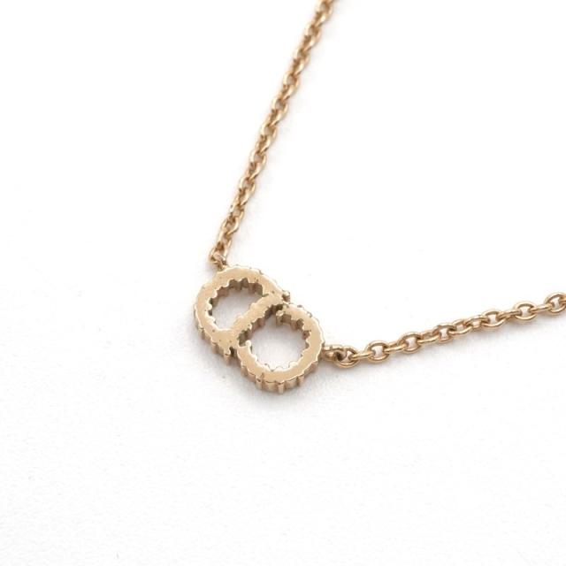 クリスチャンディオール CHRISTIAN DIOR CLAIR D LUNE ネックレス ペンダント チョーカー ゴールド ロゴ ラインストーン_3