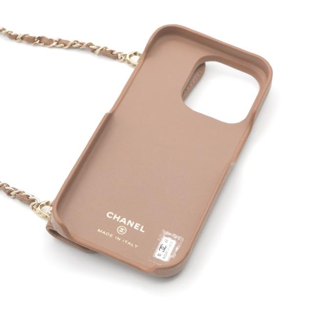シャネル CHANEL 携帯・スマホアクセサリー ベージュ ゴールド ココ 