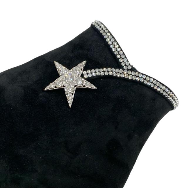 シャネル CHANEL ブーツ ショートブーツ 靴 シューズ スエード