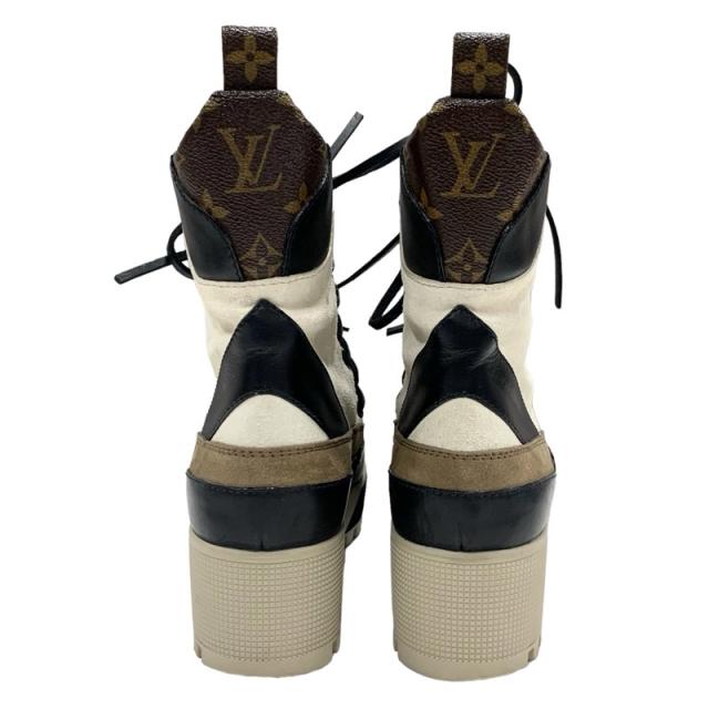 ルイヴィトン LOUIS VUITTON ローリエートライン モノグラム ブーツ