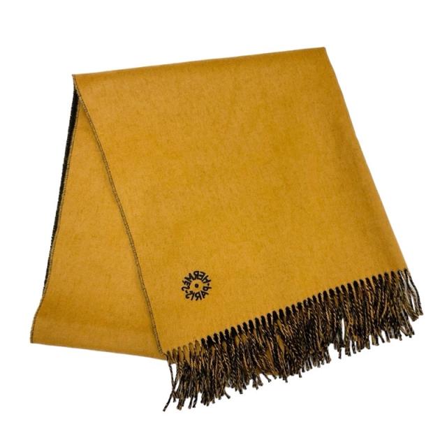 HERMESカシミヤダブルフェイスマフラー