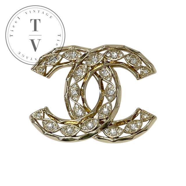 CHANEL ココマーク ビジュー ゴールド ブローチ コサージュ. 楽天市場