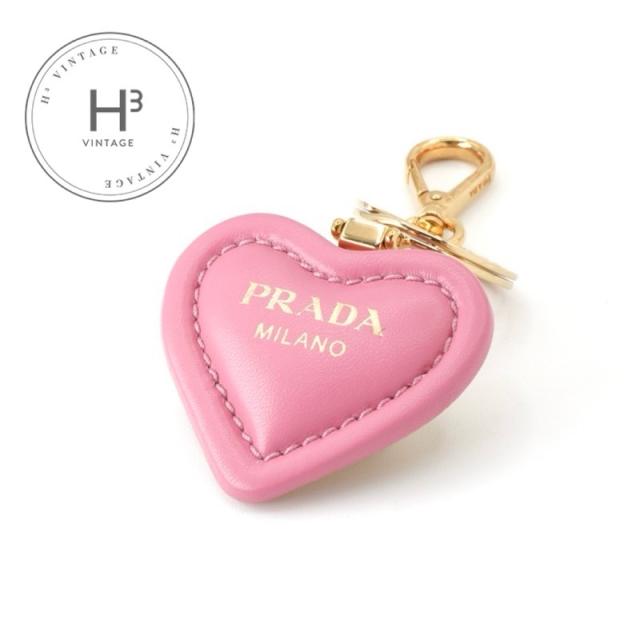 PRADA プラダ キーリング キーホルダー ハート チャーム 箱有mj2165