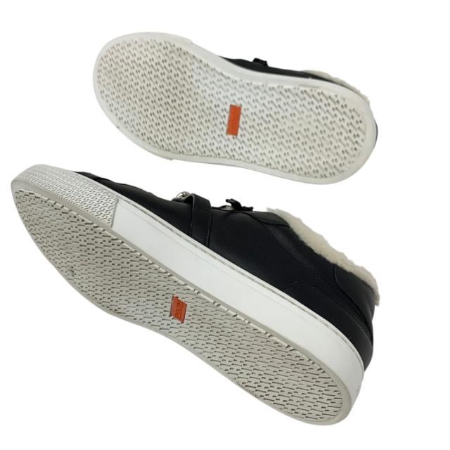 エルメス HERMES デイ スニーカー 靴 シューズ レザー ムートン  