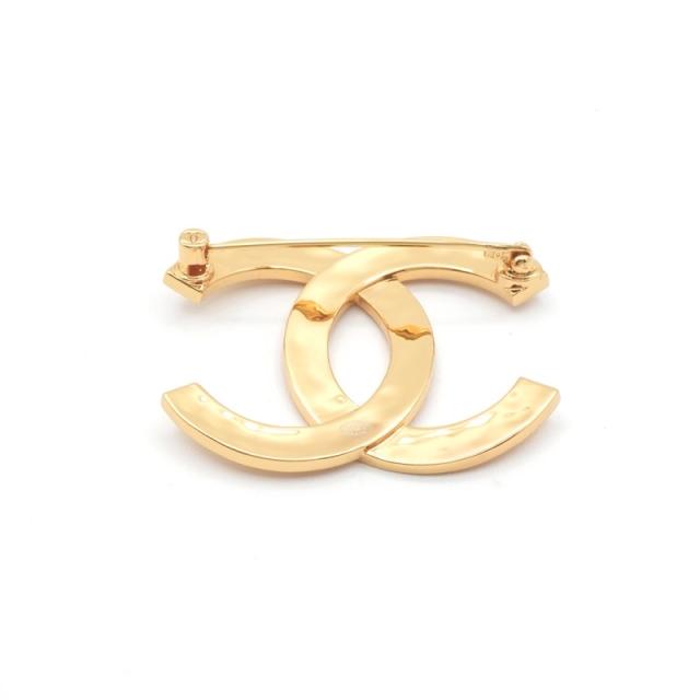 シャネル CHANEL ブローチ コサージュ ゴールド ココマーク ロゴの通販