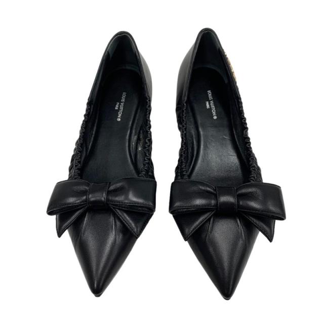 ルイ・ヴィトン リボン付きフラットシューズマーリライン ルイヴィトン LOUIS VUITTON マーリライン フラットシューズ 靴