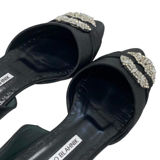マノロブラニク MANOLO BLAHNIK フラットシューズ 靴 シューズ サテン