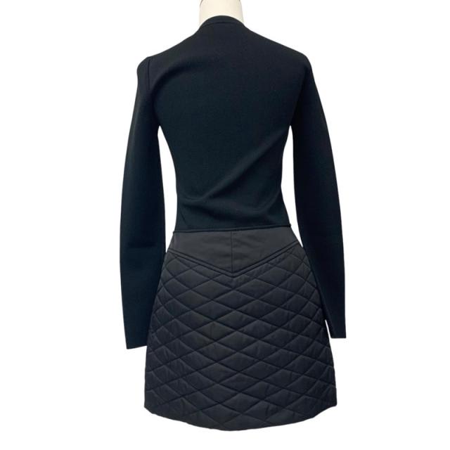 ルイヴィトン LOUIS VUITTON ワンピース ブラック ゴールド ジップ