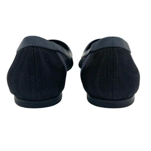 フェンディ FENDI パンプス 靴 シューズ メッシュ レザー ブラック