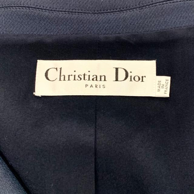 クリスチャンディオール CHRISTIAN DIOR トップス ネイビー ロングベスト ジレ_5