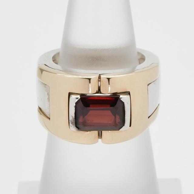 希少品 HERMES エルメス シェーヌダンクル コンビリング 750 925