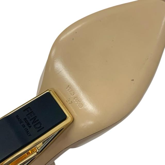 フェンディ FENDI ファースト パンプス 靴 シューズ レザー ピンク