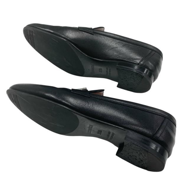 エルメス HERMES パリ ローファー 革靴 靴 シューズ レザー ブラック