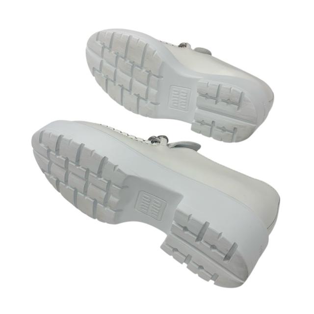 ミュウミュウ MIUMIU ローファー 革靴 靴 シューズ レザー ホワイト 白