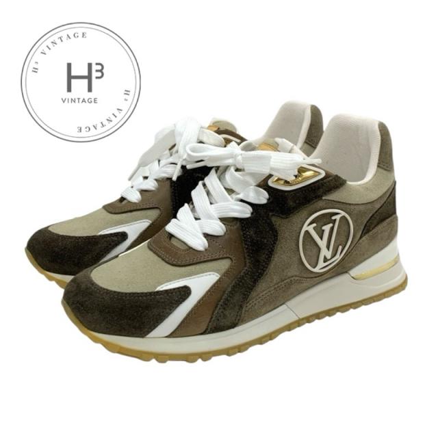 LOUIS VUITTON ランアウェイライン モノグラム スニーカー